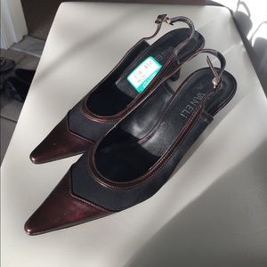 Strap Slingback 2 1/2 Inch Heel