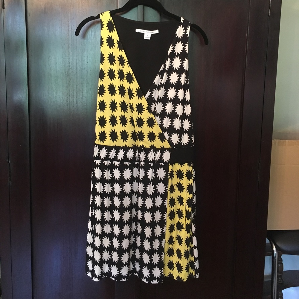 DVF Diane von Furstenberg MORIKO Silk Dress 2 S