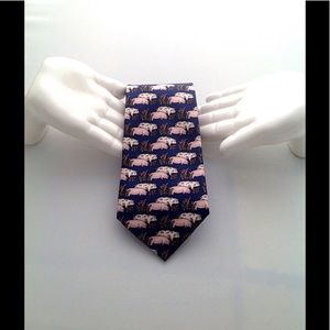 Rare Vintage Pig Novelty Collector Liberty Tie