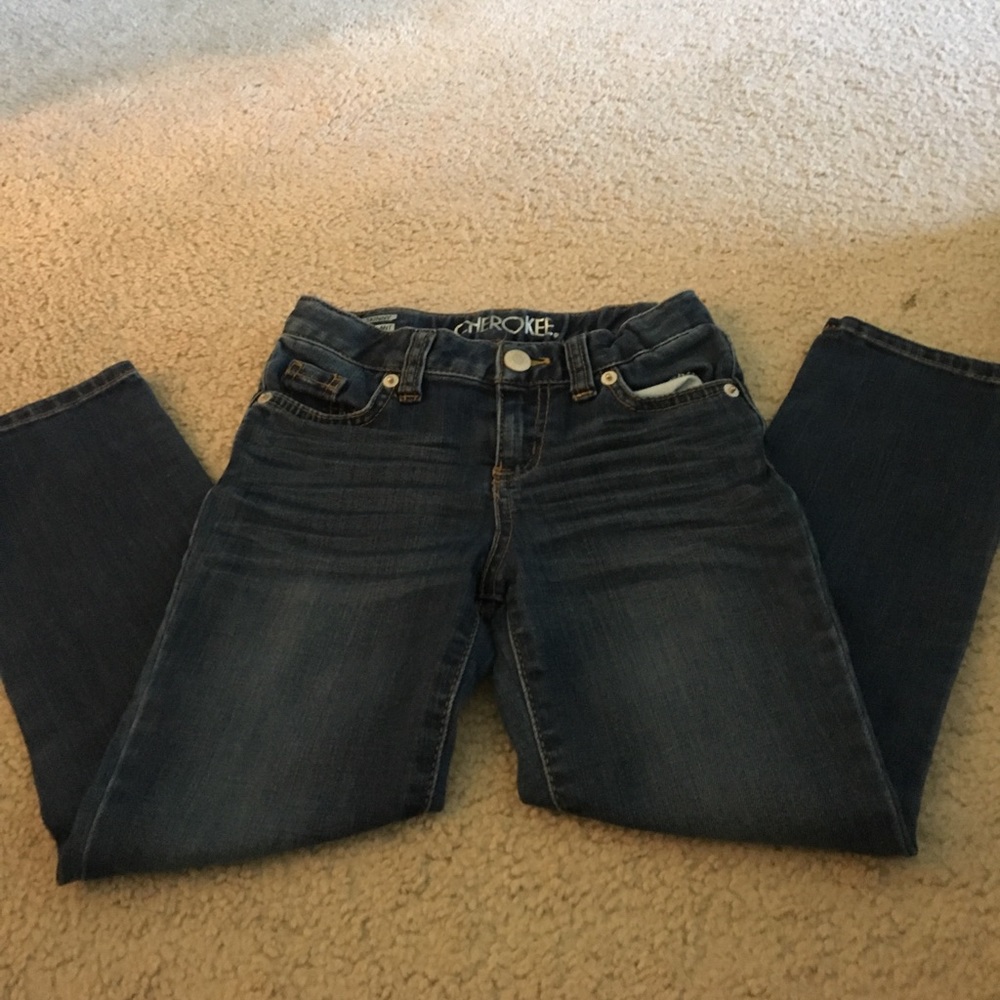 Adjustable waist skinny jeans