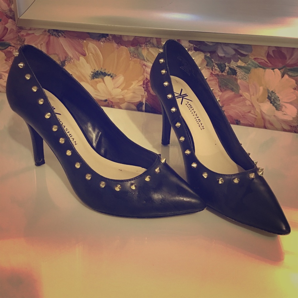 Black stud heels!