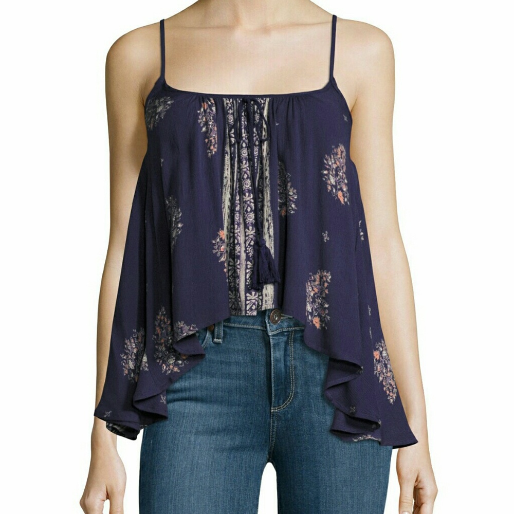 NWT Band of Gypsies  Asymmetric Boho Swing Cami