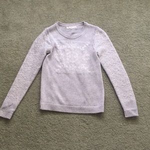 Loft XXSP heather grey sweater NWOT