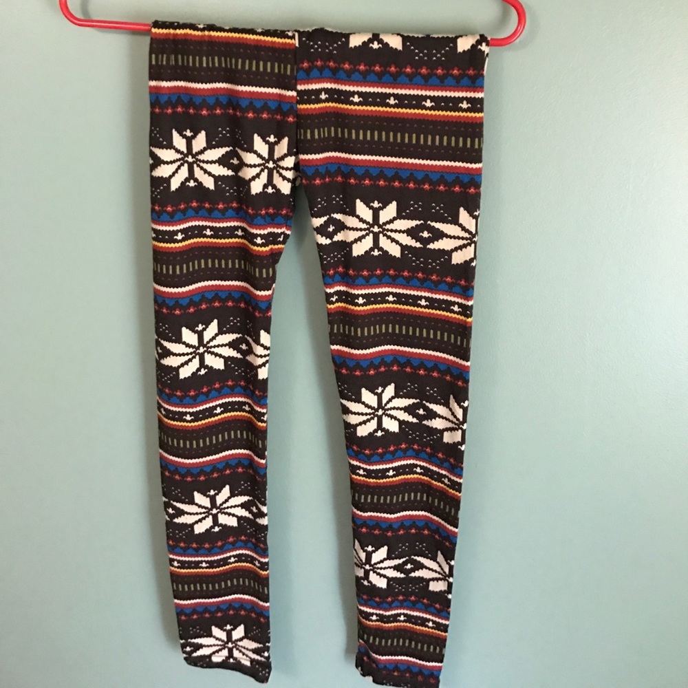 Print leggings. New W/o tags. Size S.