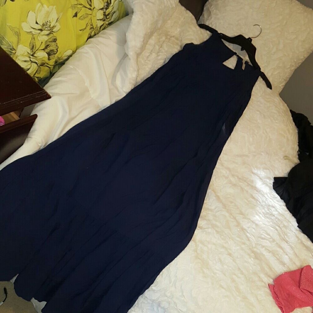 Navy blue maxi by lauren conrad