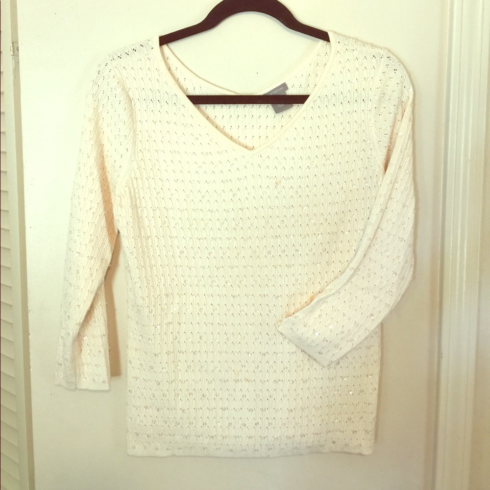 Cream sweater