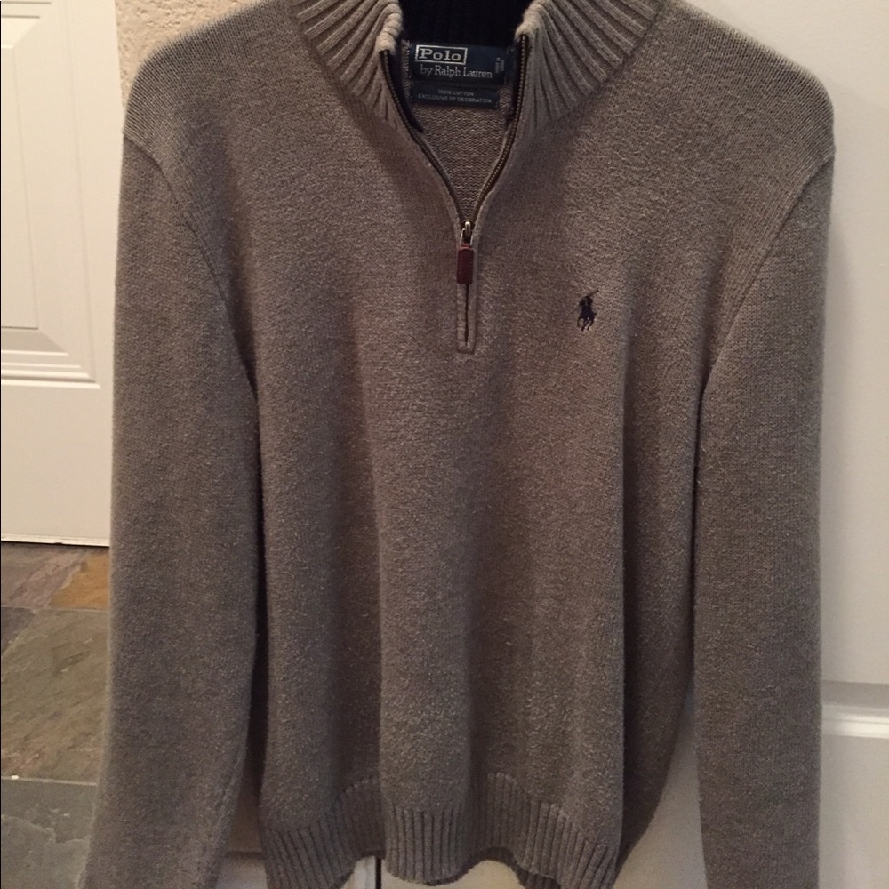 Polo Ralph Lauren 100% Cotton 1/4 Zip Sweater