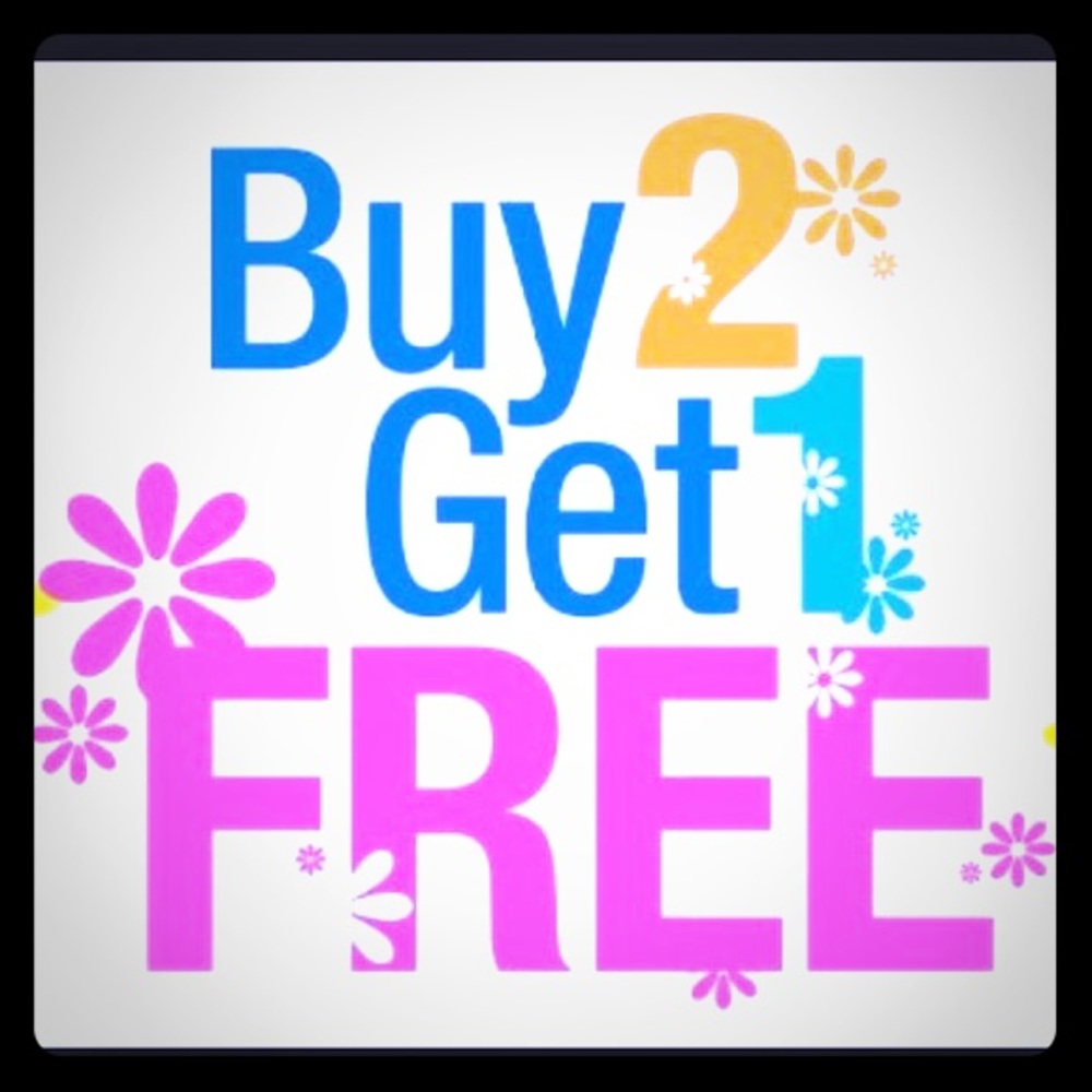 Buy any two items and get the third FREE!