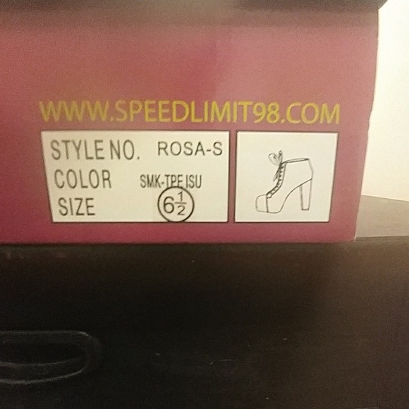 Taupe platform booties - Picture 4 of 4