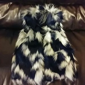 Fur couture vest
