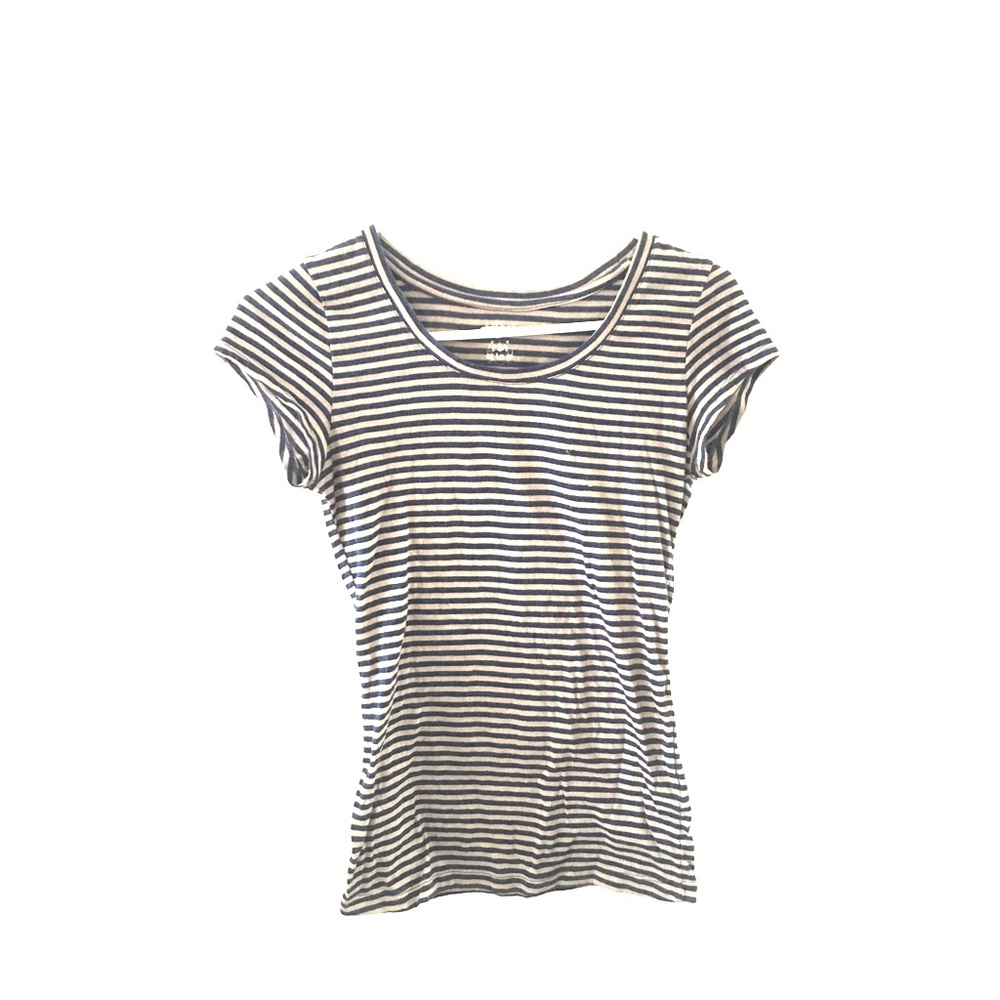 Blue and tan striped shirt, 3 for $10 tshirts