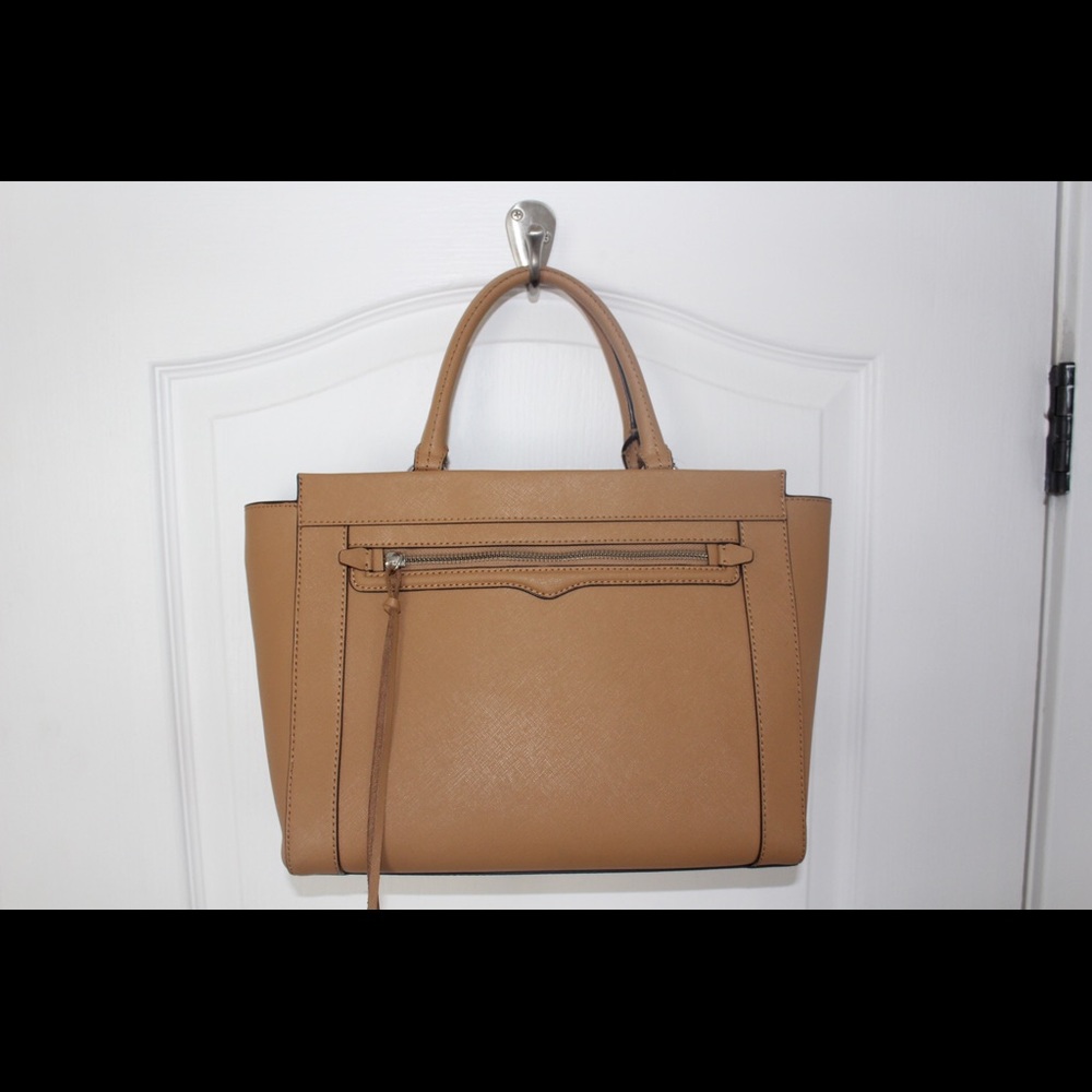 rebecca minkoff tan shoulder bag/purse