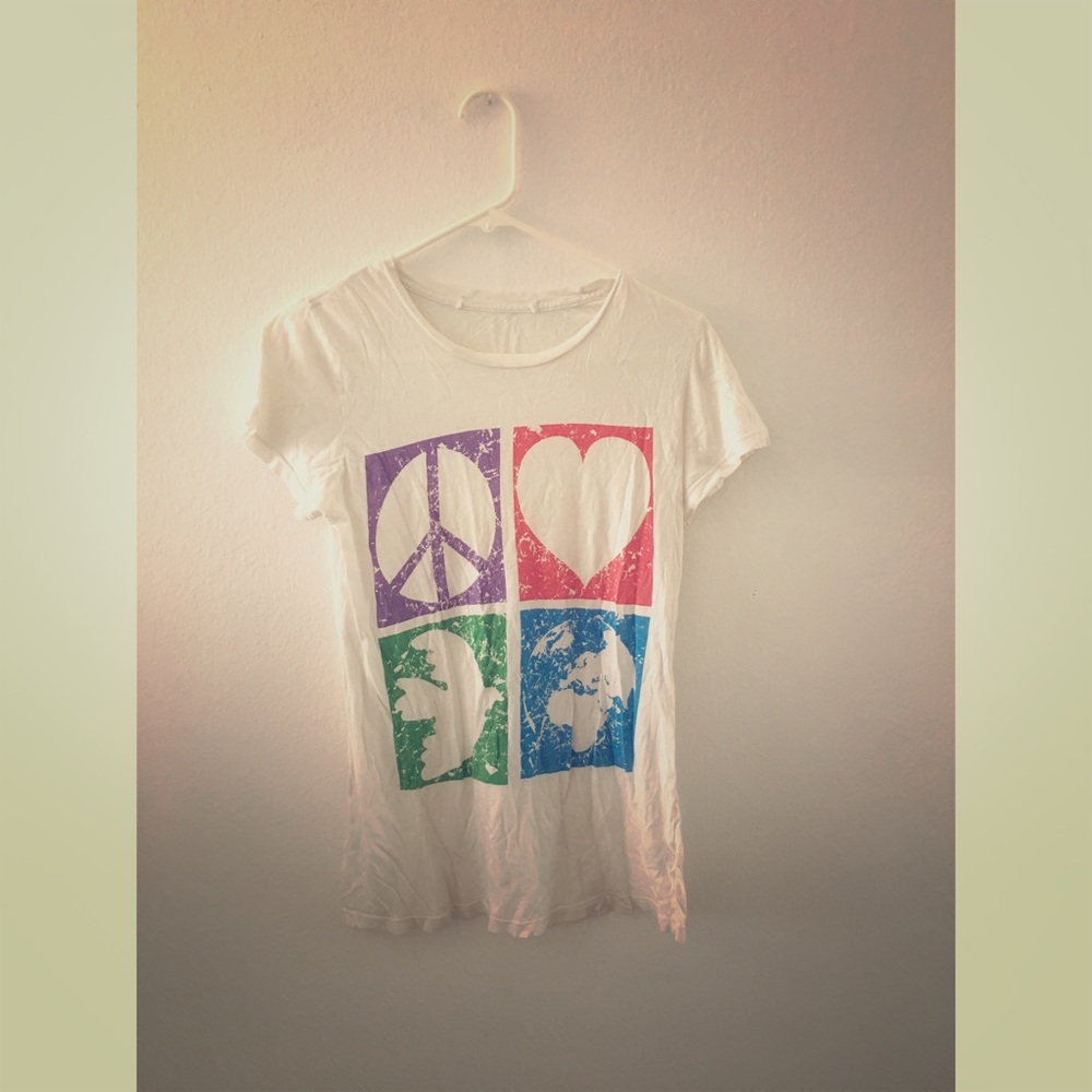 PLUR (peace love unity respect) SHIRT. 3 for $10