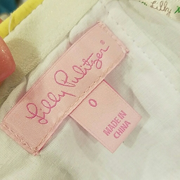 Lilly Pulitzer Dress Lemon Embroidered - Picture 4 of 8