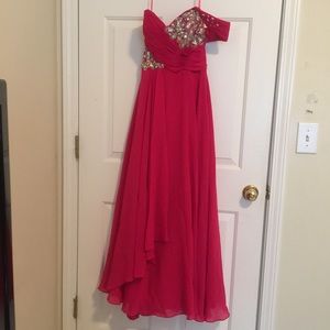 Fuchsia Prom Dress by Night Moves