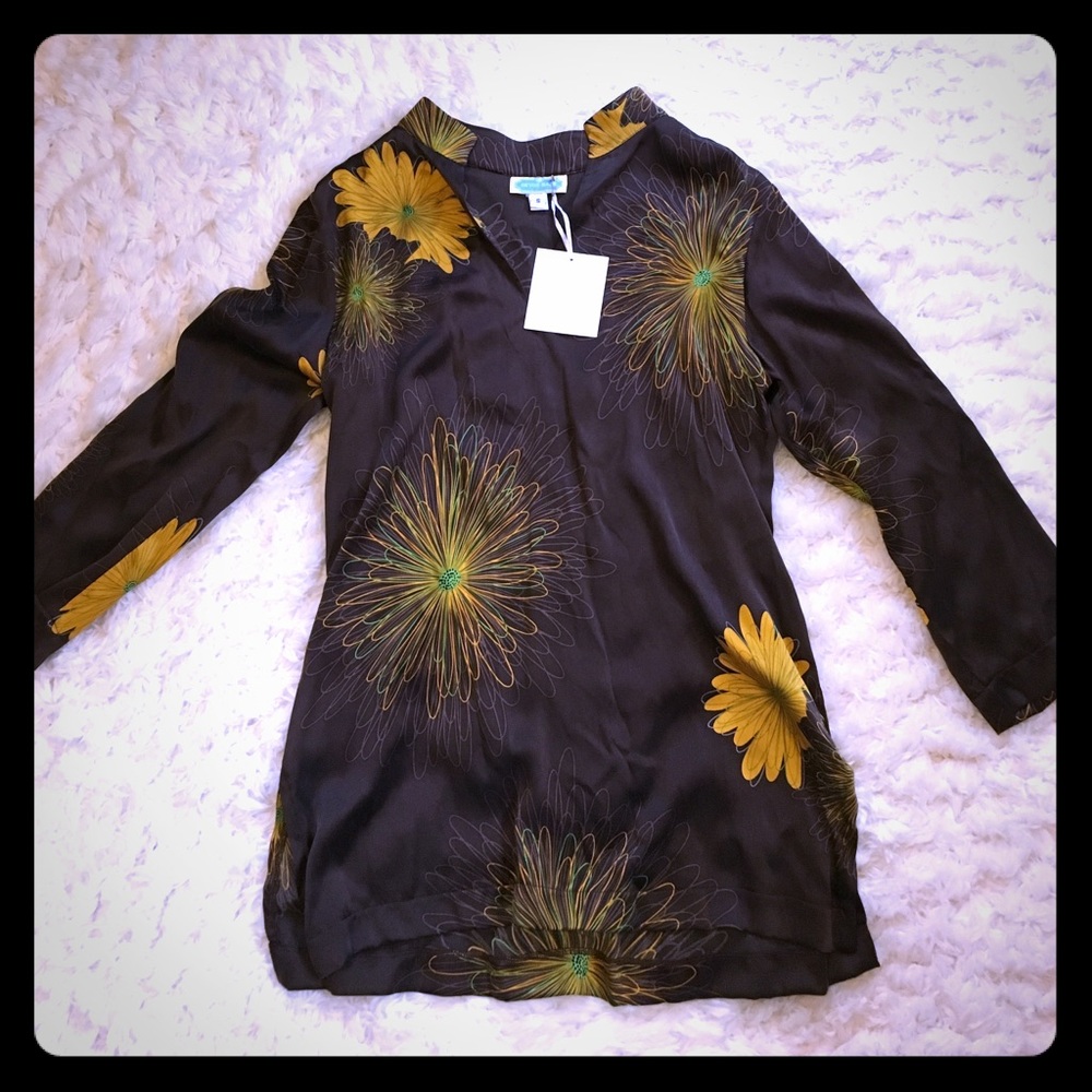 Devon Baer silk tunic.
