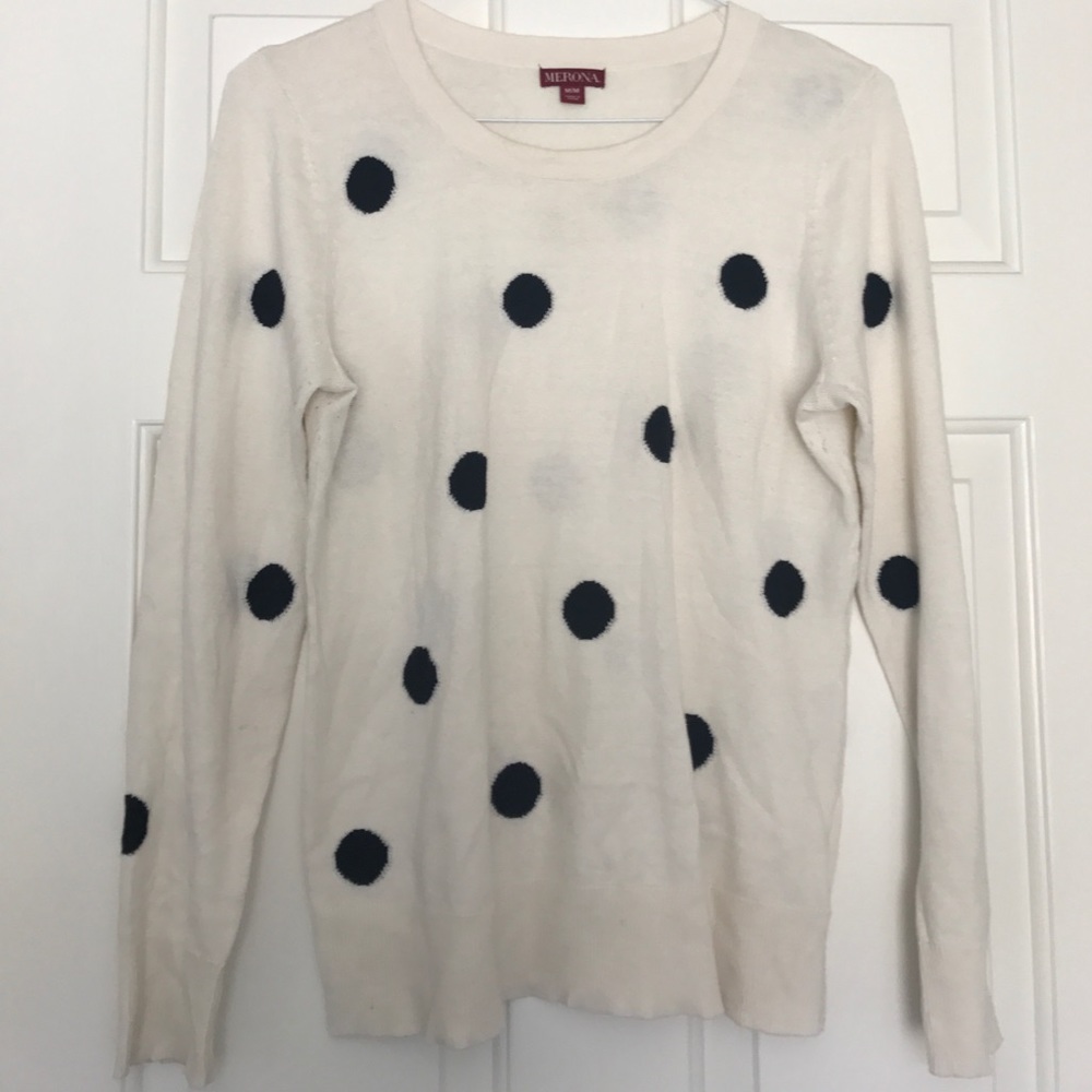 Polka dot Merona sweater