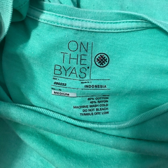 Mint green pocket t-shirt - Picture 2 of 2