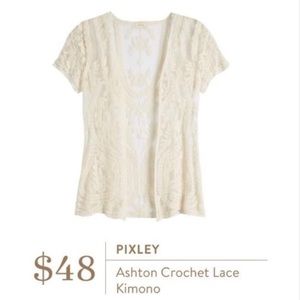 Pixley Stitch Fix Crochet Top Size Medium Pixley Stitch Fix Crochet Top Size Medium