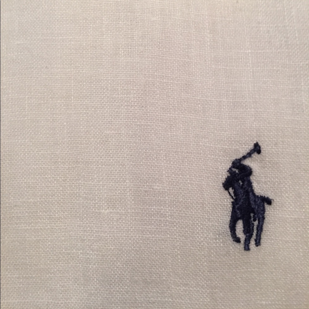 Polo Ralph Lauren 100% Linen Button Down LS SMALL