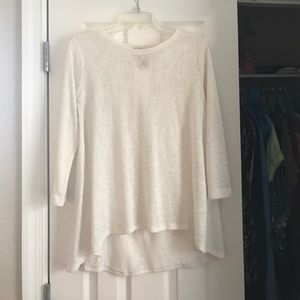 Cream 3/4 Sleeve Top