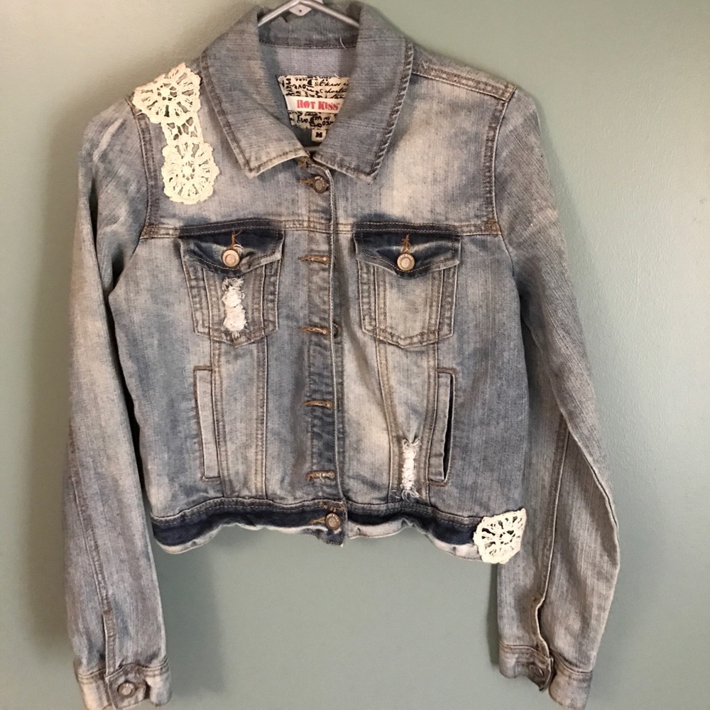 Hot Kiss blue Jean Jacket.