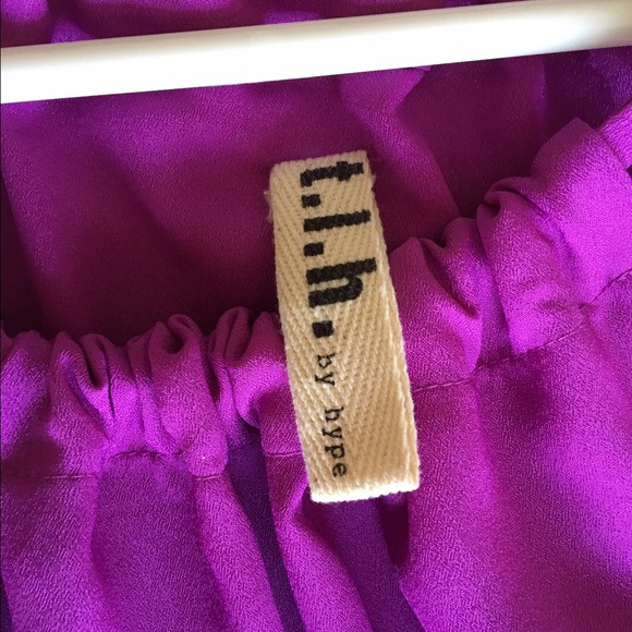 Orange and Purple Flowy Dress - Picture 2 of 4