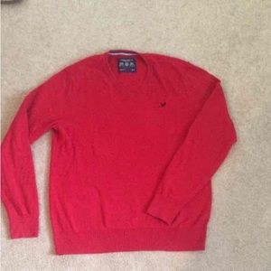 American Eagle Red Sweater