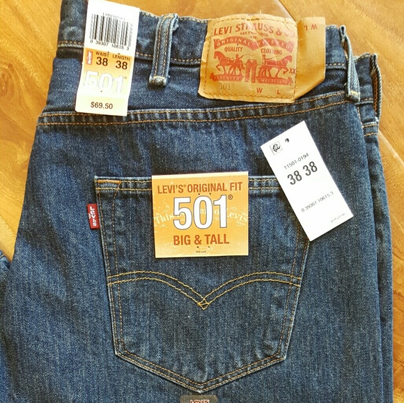 Levi's 501 Original Fit Jeans 38x38 - Picture 2 of 3