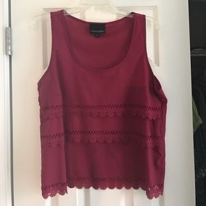 Burgundy Tank Top
