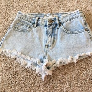 Adorable denim shorts!