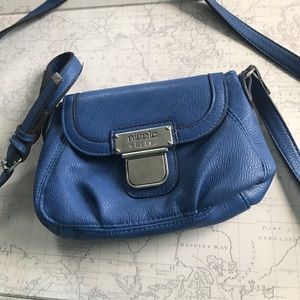 Blue cross body