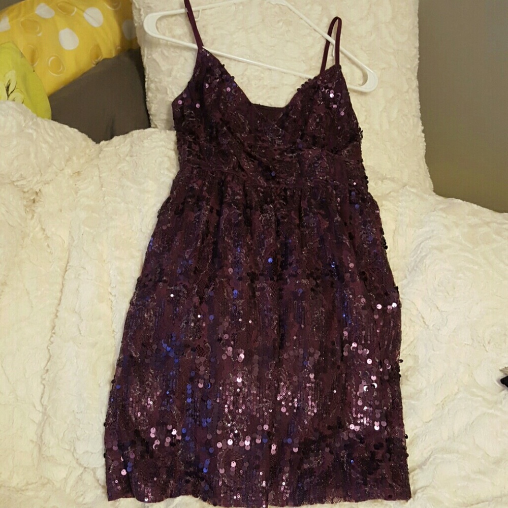 Purple express sparkle dress