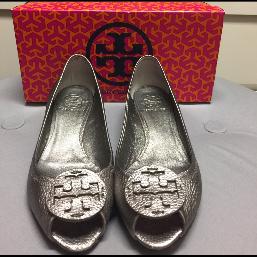 Tory Burch open toe wedge