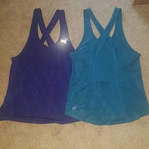 Puma open back cool cell tank bundle