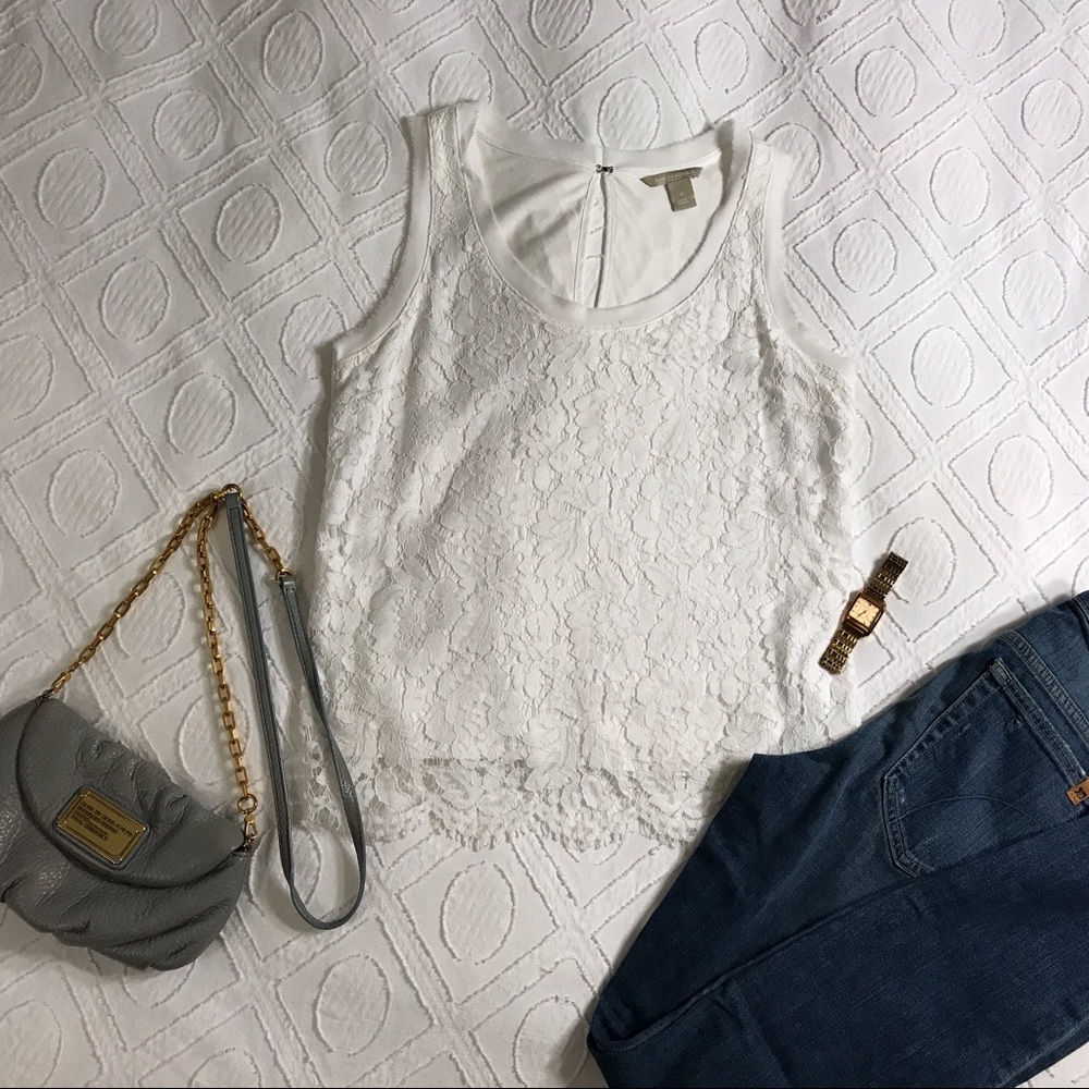 Lace Banana Republic Tank