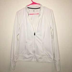 White Athletic Warm Up Size Medium