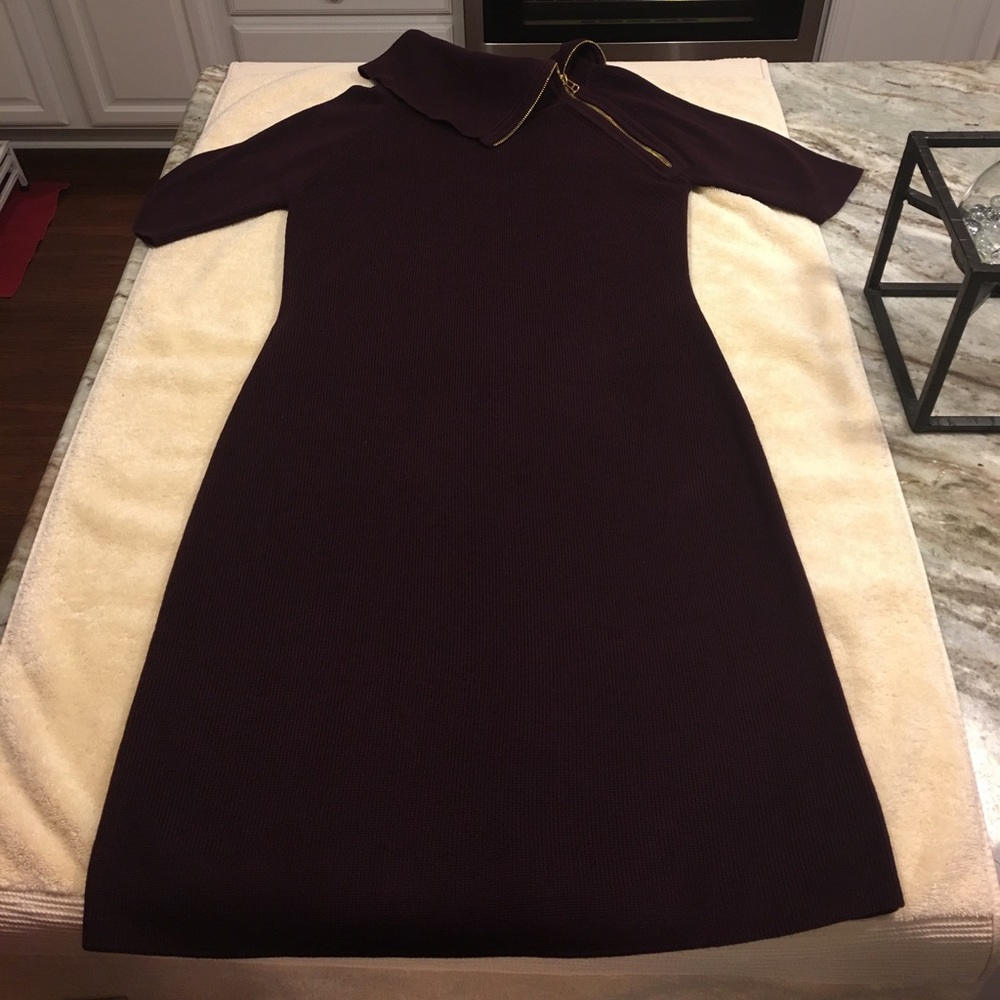 Eggplant colored Calvin Klein knit dress!