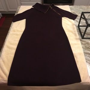 Eggplant colored Calvin Klein knit dress!