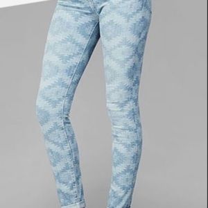 Aztec Print 7 For All Mankind Skinny Jeans