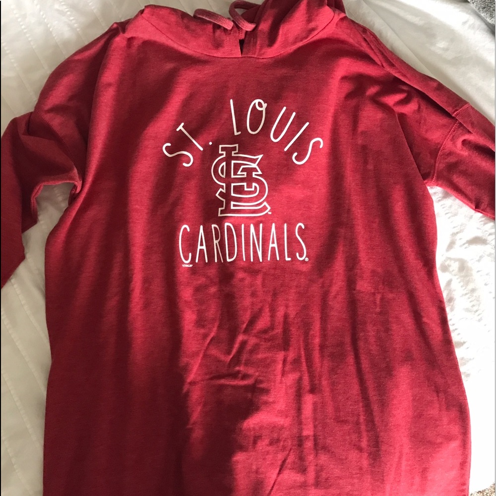 St. Louis Cardinals baseball hooded sweatshirt