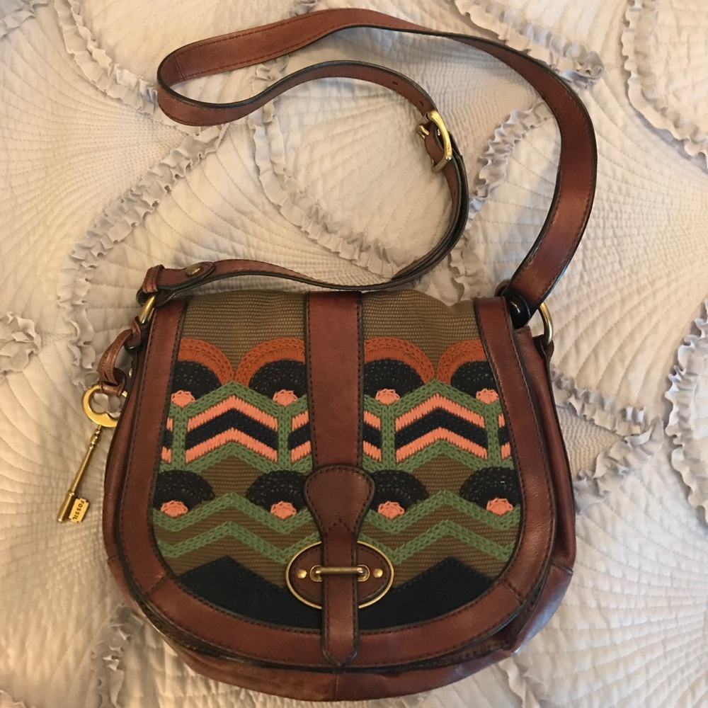 Fossil Saddle bag