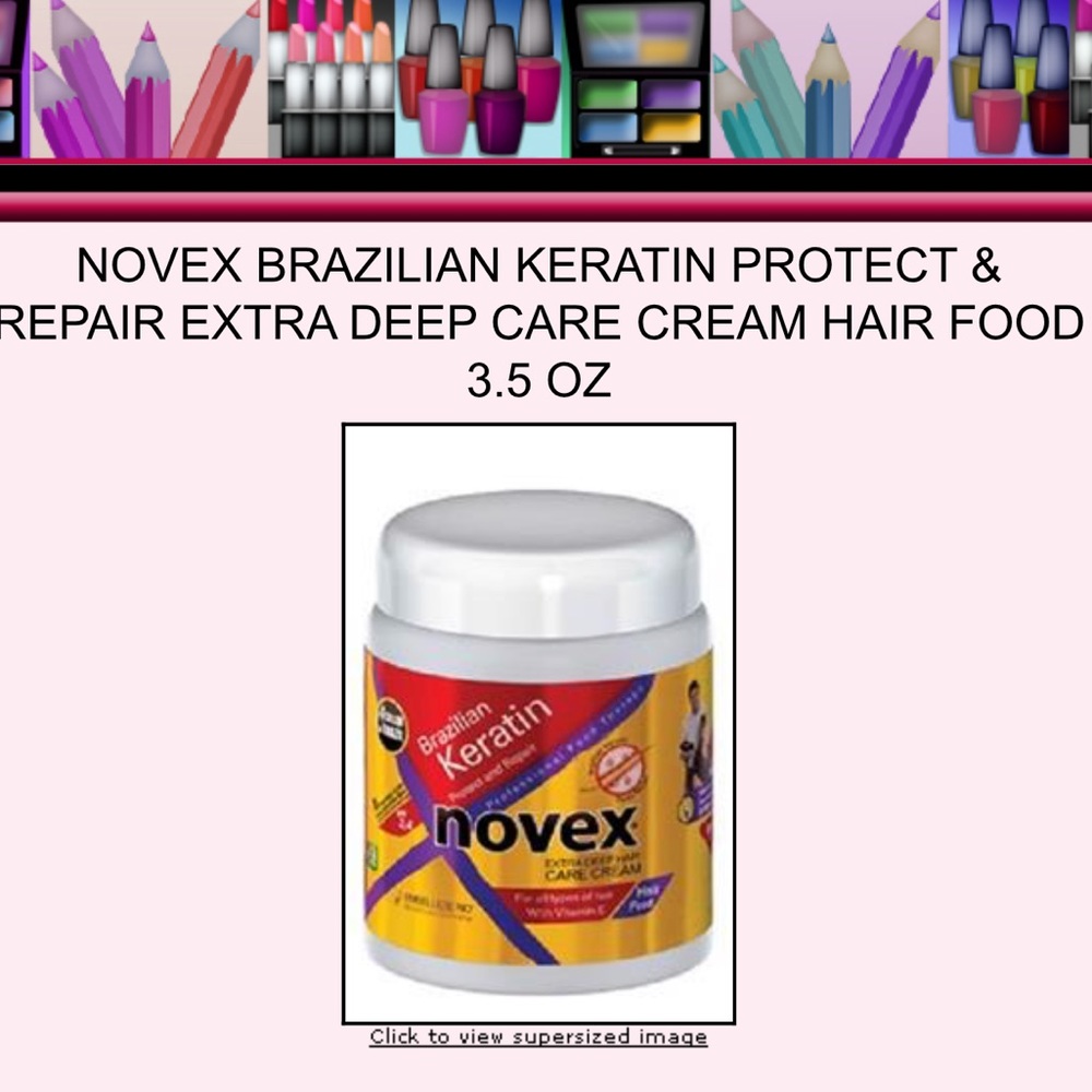 Novex extra deep hair care cream