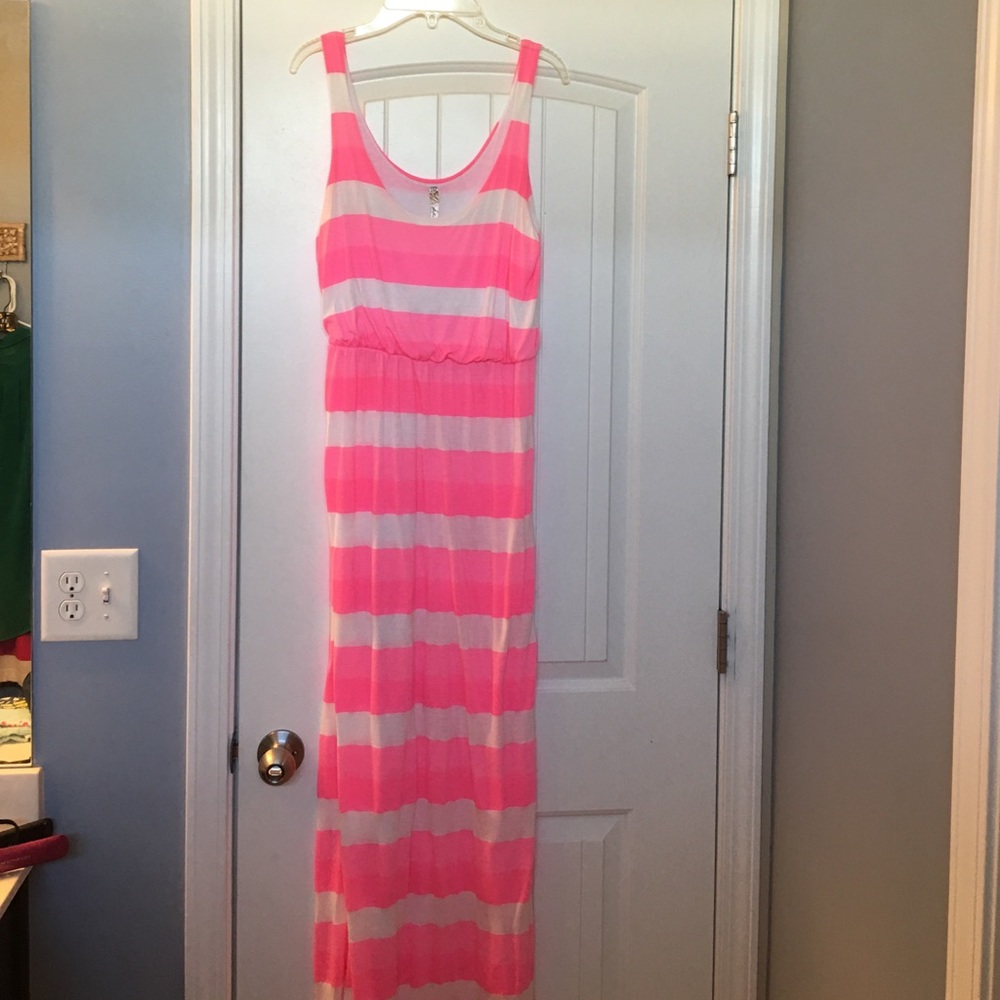 Pink maxi dress
