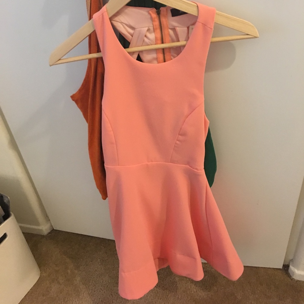 Pink angel mini dress small