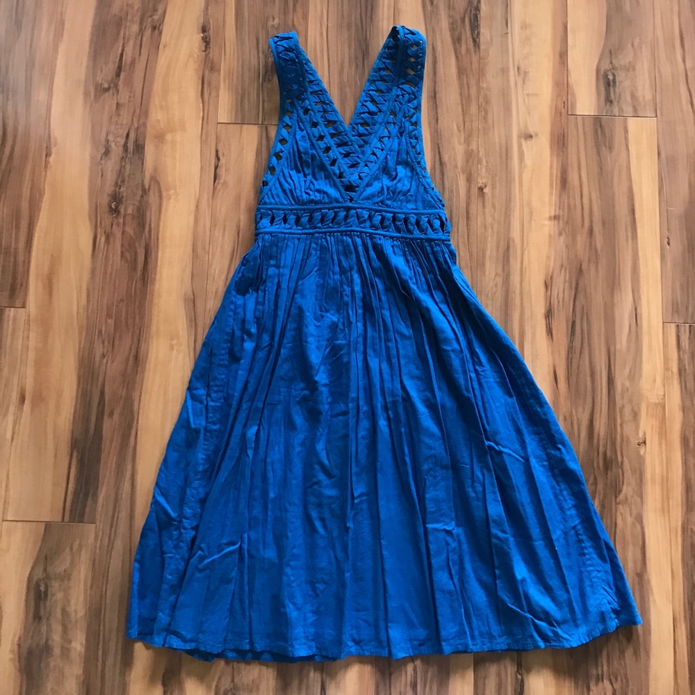 French Connection Blue Dress 0 XS Nordstrom