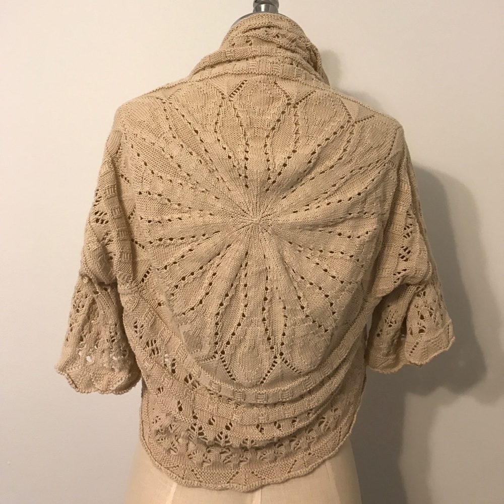 Anthropologie crochet shrug