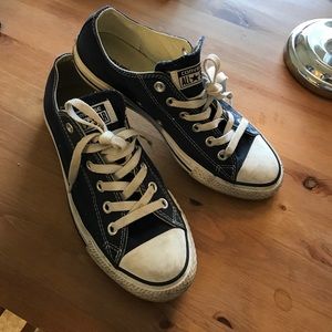 Navy blue women's converse