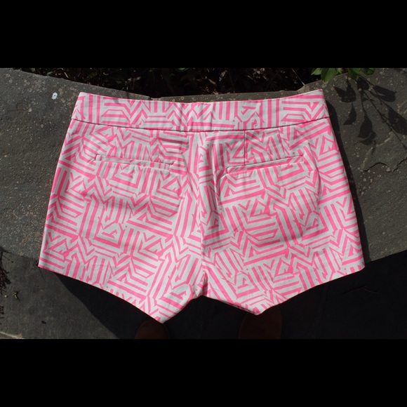 NWOT: J.Crew 3" Chino Tiki Shorts in Neon Azalea - Picture 5 of 8