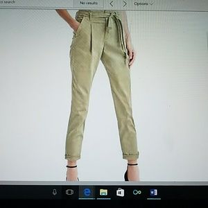 Gap paper bag high rise chinos